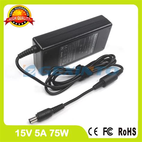 Cargador de ordenador portátil adaptador de CA de 15V 5A