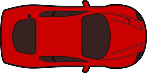 Ferrari Top View Vector Transparent PNG PNG Mart