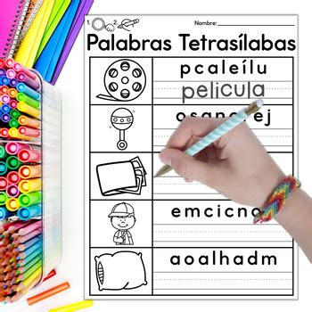 Palabras Tetras Labas By The Bilingual Rainbow Tpt