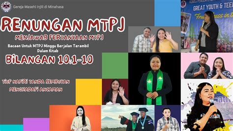 Renungan Bilangan Dengan Menjawab Pertanyaan Mtpj Gmim Minggu