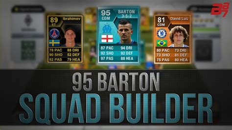 Fifa Ultimate Team Squad Builder Barton Player Card And If