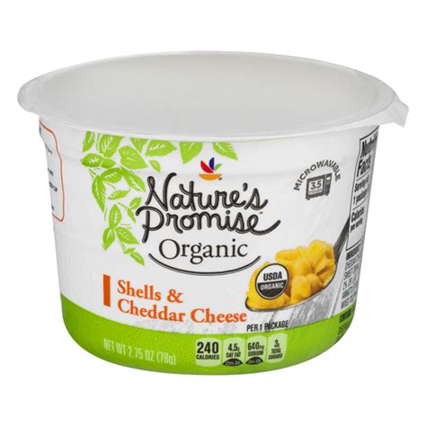 Save On Nature S Promise Organic Shells Cheddar Cheese Order Online