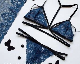 Strappy Lingerie Etsy