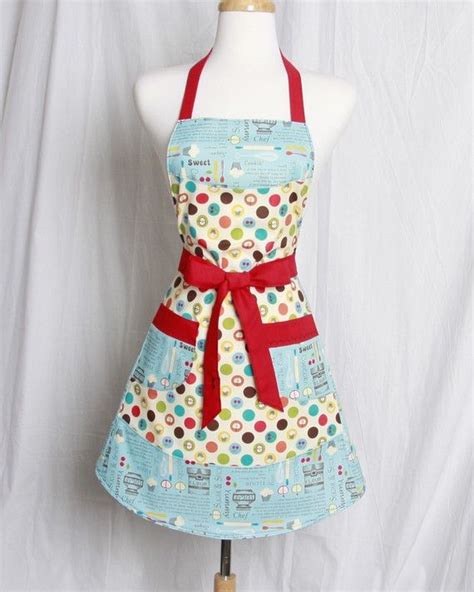 Vintage Inspired Apron With A Retro Style Kitchen By Apronqueen Retro