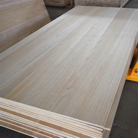 White Oak Paulownia Edge Glued Joint Paulownia Solid Wood Board Product