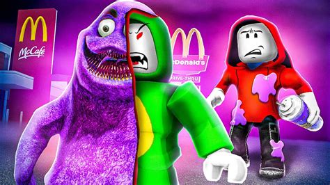 Jj And Mikey Grimace Shake Story In Roblox Maizen Roblox Youtube