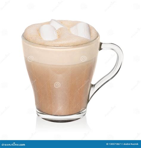 Hot Chocolate Cup Stock Image Image Of Drinking Isolated