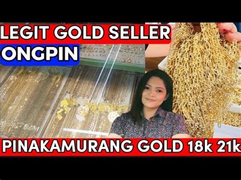 MURANG BILIHAN NG LEGIT NA GOLD SA ONGPIN CHINATOWN LATEST PRICE