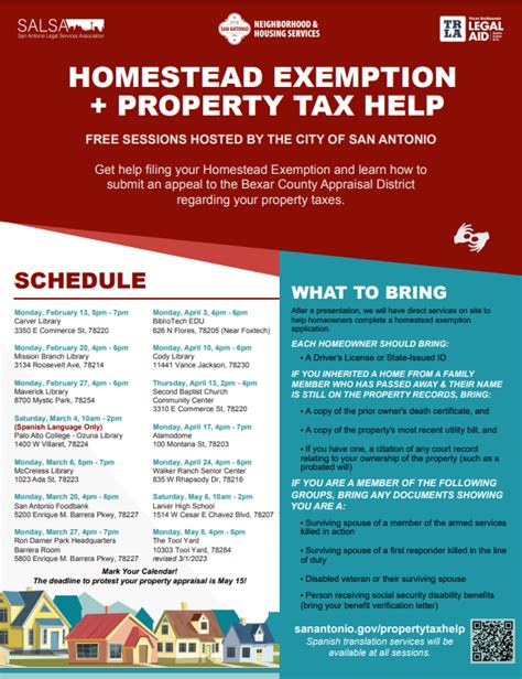 Homestead Exemption Property Tax Help San Antonio Branch