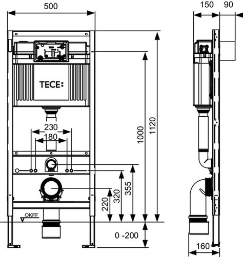 Tece Modulo Wc Teceprofile Cisterna Oculta Brecor