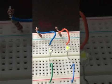 Circuito En Serie Paralelo En Protoboard Youtube