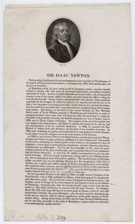 Sir Isaac Newton Portrait Print National Portrait Gallery Shop