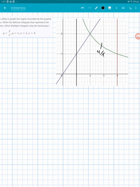 Solved Use A Graphing Utility To Graph The Region Bounded By The Graphs