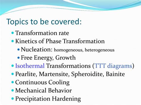 Ppt Chapter 10 Phase Transformations In Metals Powerpoint