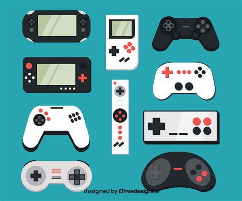 Video Game Console Vector Free Download