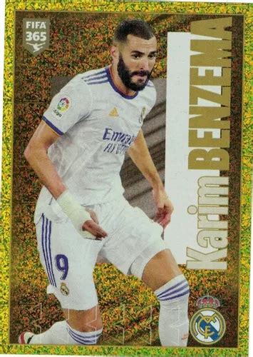 Lamina Karim Benzema Álbum Fifa 365 2022 Panini Cuotas sin interés