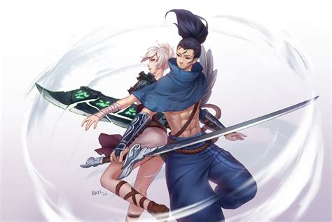 Riven And Yasuo Wallpapers And Fan Arts League Of Legends Lol Stats