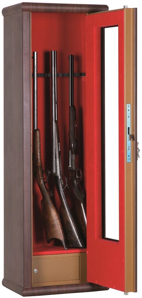 Armoire Forte Vitrine Infac Wood Look 8 Armes Coffres Forts Pour