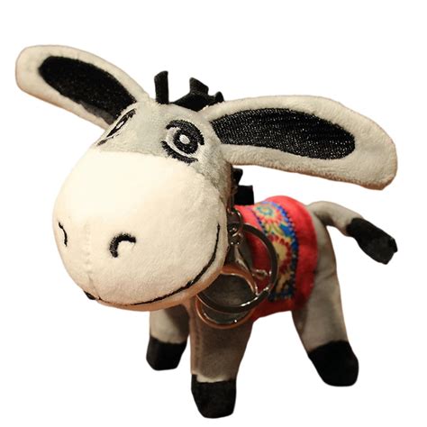 Temacd Donkey Pendant Embroidered Filling Full Cartoon Decorative PP