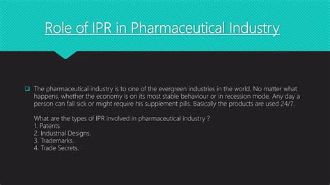 Pharmaceutical Patenting In India Ppt