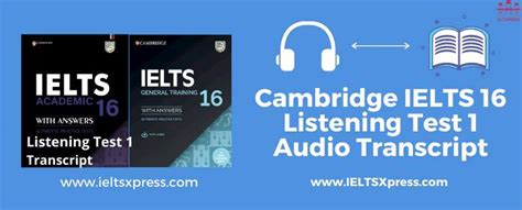 Cambridge IELTS 16 Listening Test 1 Audio Transcript