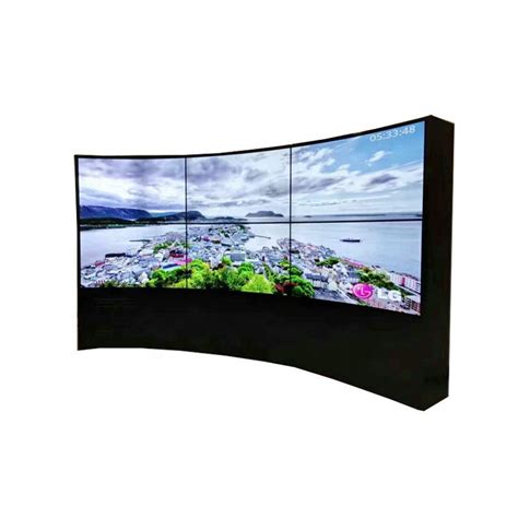 Curved Screen Oled Video Wall 55 Inch 500cd M2 Brightness For Advertising