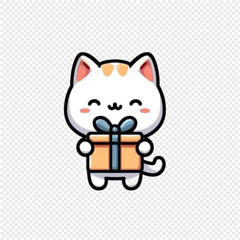 Curiosity Baby Cat Png Sticker Psd Premium