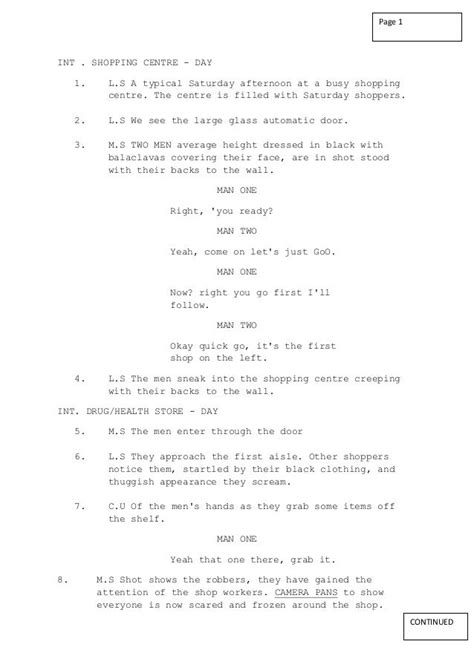 Comedy sketches sscript2