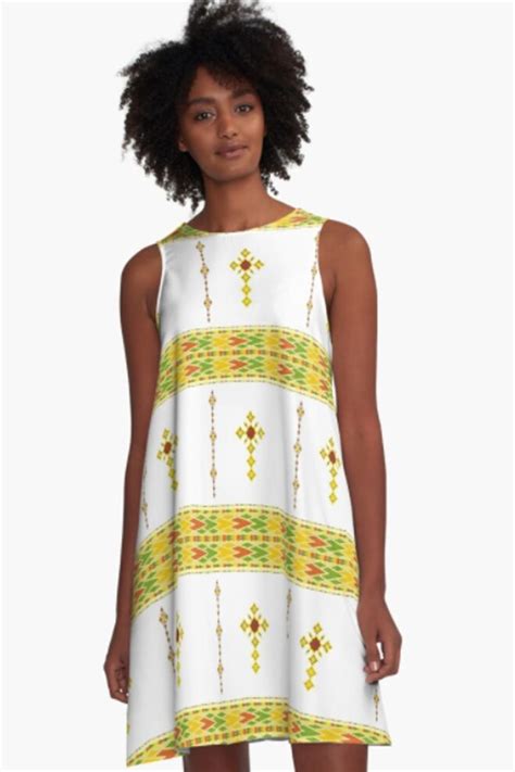 Ethiopian Habesha Tibeb Telet A Line Dress For Sale By Ermiyas