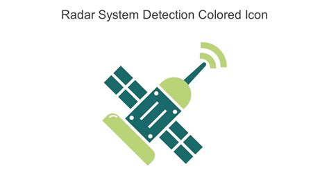 Radar System Detection Colored Icon In Powerpoint Pptx Png And Editable