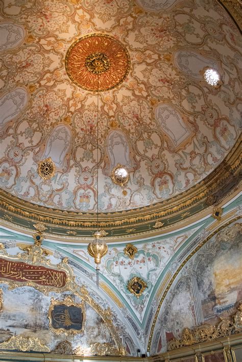 The Ceiling Dome And Interior Of The Divan Or Council Chamber The