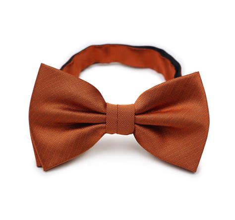 Herringbone Bowtie In Burnt Orange Bows N Burnt Orange Wedding Groomsmen Attire