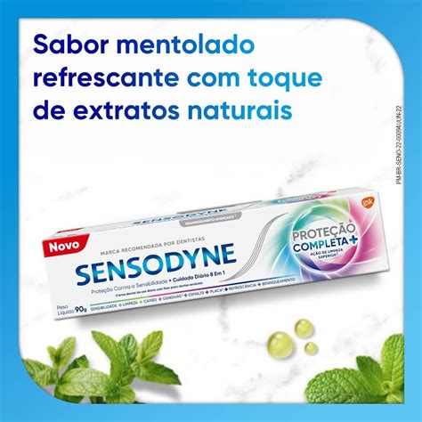 Pasta De Dente Para Dentes Sensíveis Sensodyne Proteção Completa 90g