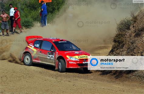 Gilles Panizzi Fra Herve Panizzi Fra Peugeot Wrc World Rally