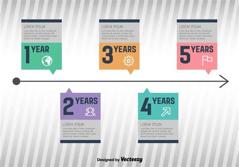 Milestone Infographic Vector 104931 Vector Art at Vecteezy