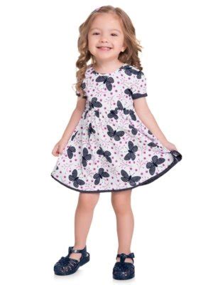 Vestido Infantil Kyly Mescla Compre Agora Dafiti Brasil