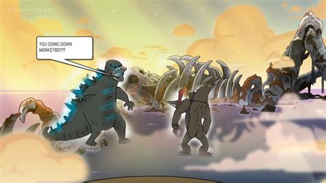 Godzilla Vs Monkey On Boiling isles by tfwheejack on DeviantArt