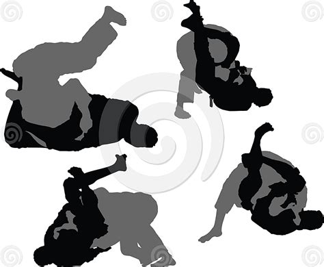 Stock Illustration: Brazilian Jiu-Jitsu – Triangle Choke | The Art of ...