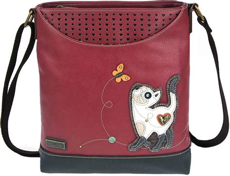 Chala Slim Cat Sweet Messenger Bag Purse Cat Lovers T