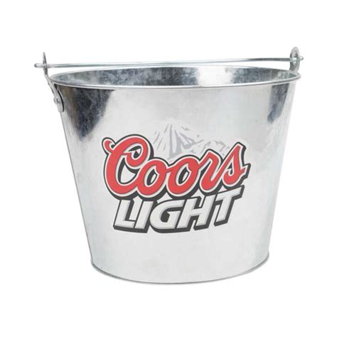 Coors Light Bier Eiseimer 5l Blech Flaschen Kühler