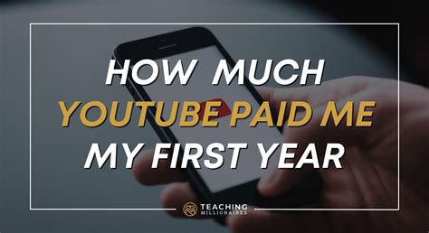 How Much YouTube Paid Me My First Year Being Monetized Teaching