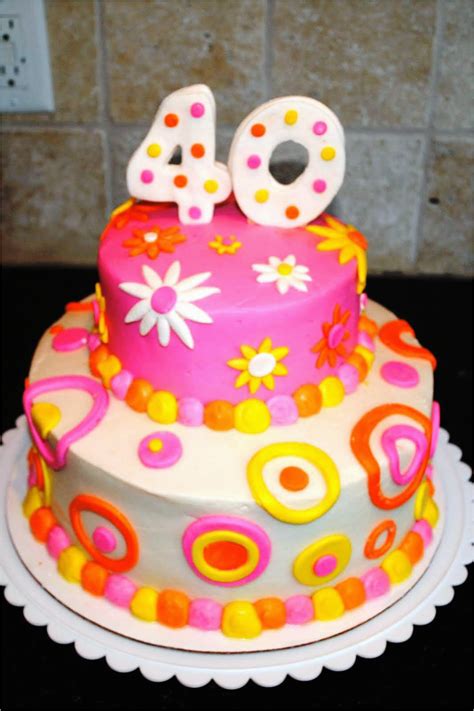 40 Birthday Cake Decorations 40th Birthday Cake Ideas and Recipes for ...