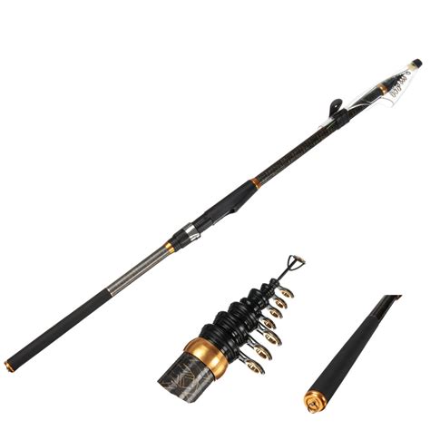 Zanlure M Carbon Fiber Telescopic Spinning Pole Sea Fishing Rod