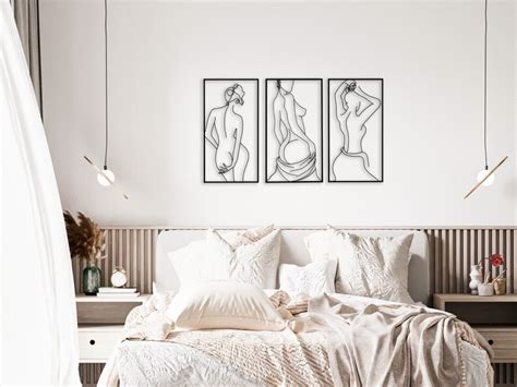 Nude Woman Body Metal Wall Art Naked Woman Back Decor Woman Etsy