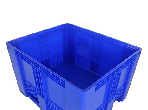 Sb3 Plastic Palletbox 1200 X 1000 Mm 3 Runners Blue Transoplastshop