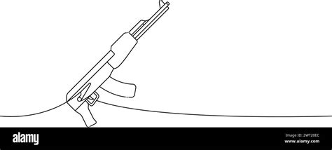 Ak 47 Drawing Steps