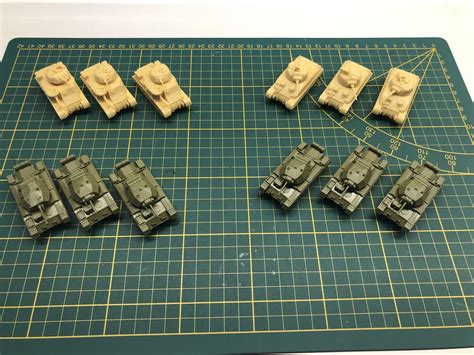 Painting Mid War British Armour FoW Tobruk Tabletopper