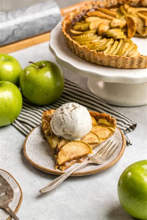 Salted Caramel Apple Tart Vegan Gluten Free From My Bowl