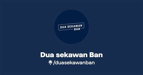 Dua Sekawan Ban Instagram Linktree