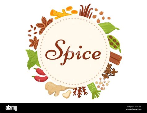 Spice Shop With Different Hot Spices Condiment Exotic Fresh Seasoning